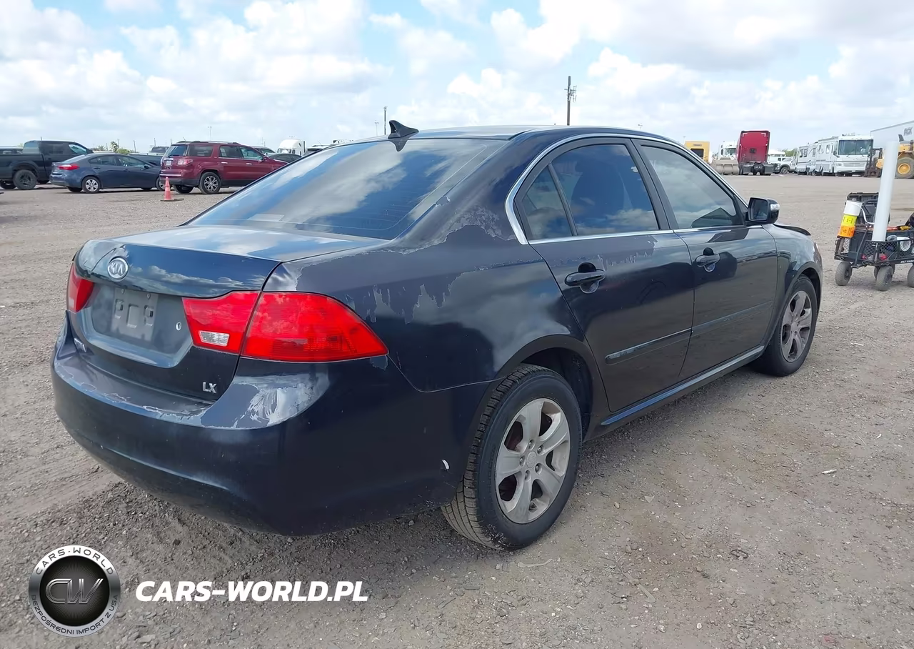 2009 Kia Optima Lx VIN:KNAGE228X95319398 - 4