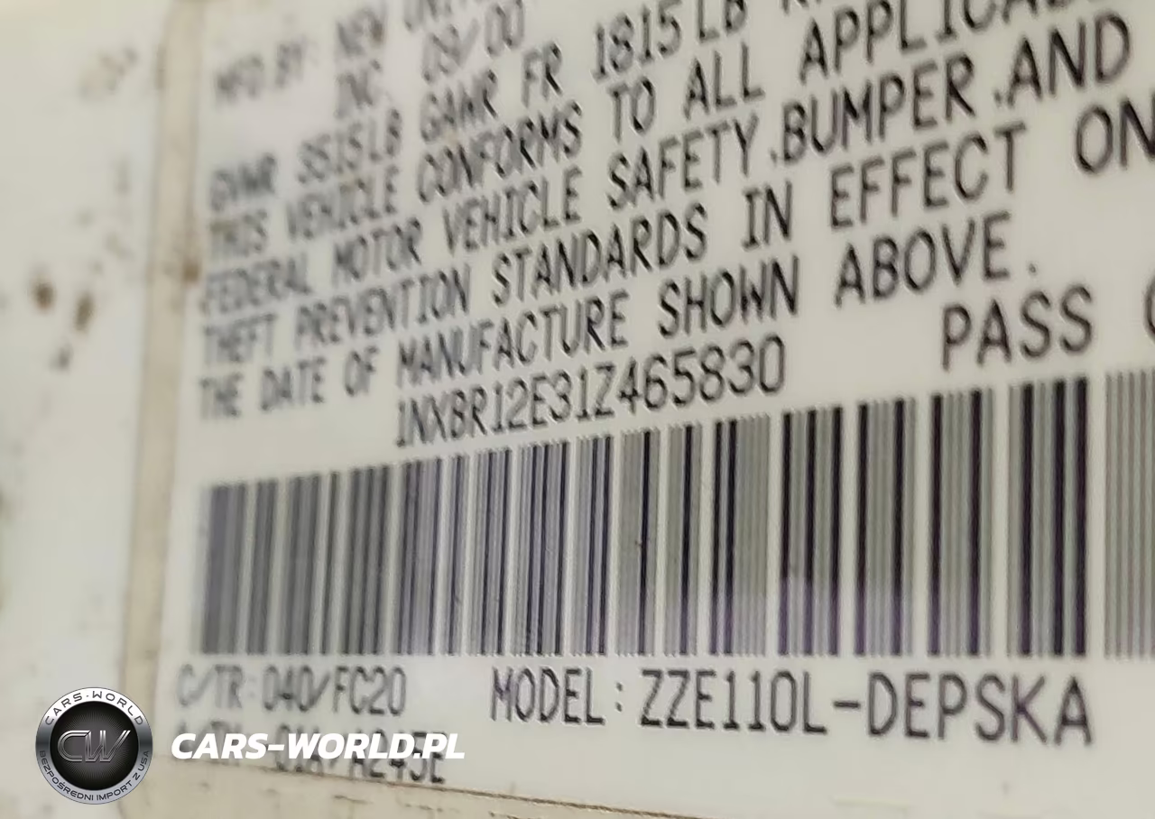 2001 Toyota Corolla S VIN:1NXBR12E31Z465830 - 9