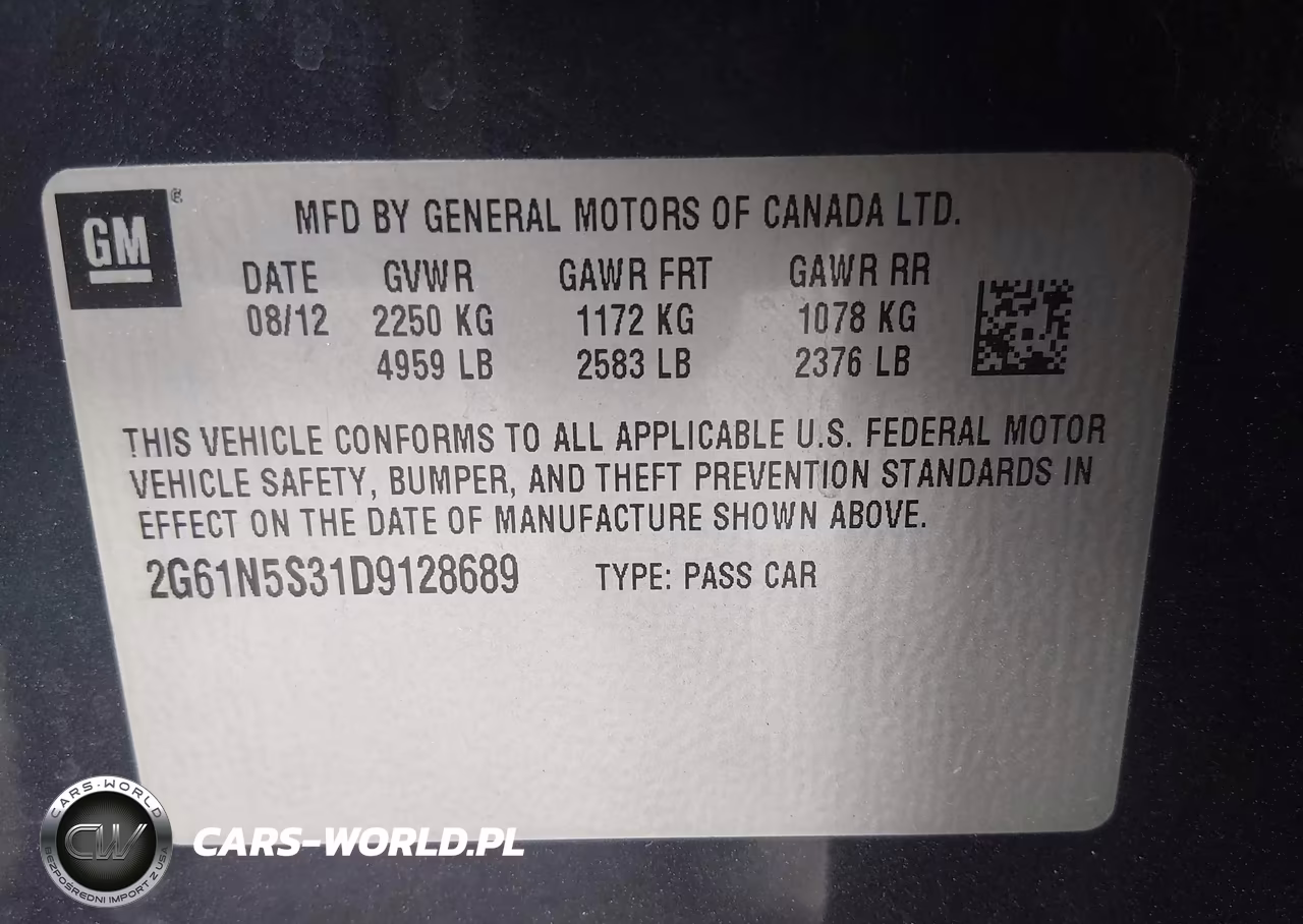 2013 Cadillac Xts Standard VIN:2G61N5S31D9128689 - 9