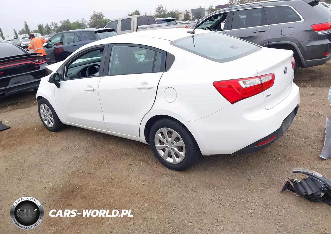 2013 Kia Rio Lx VIN:KNADM4A3XD6308377 - 3