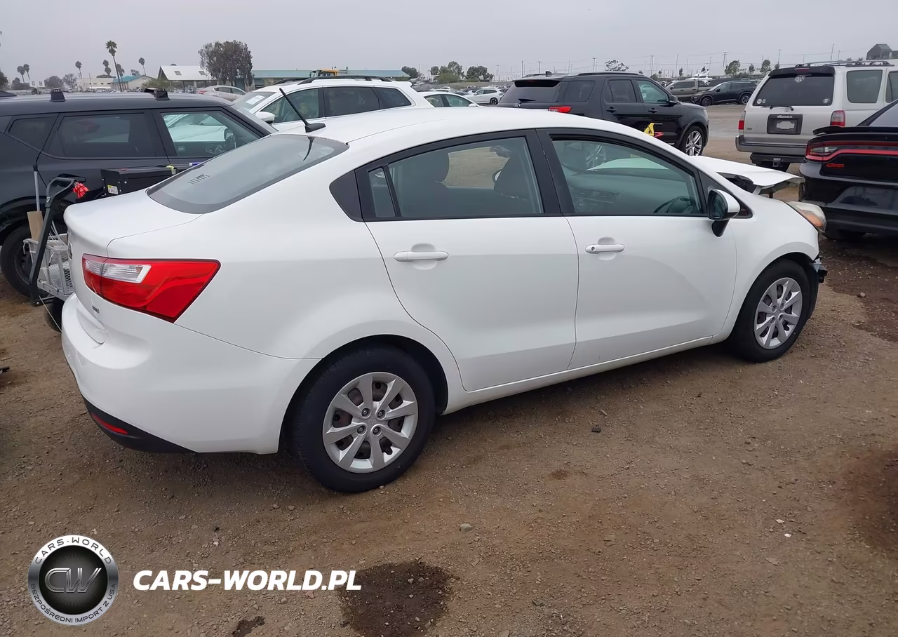 2013 Kia Rio Lx VIN:KNADM4A3XD6308377 - 4