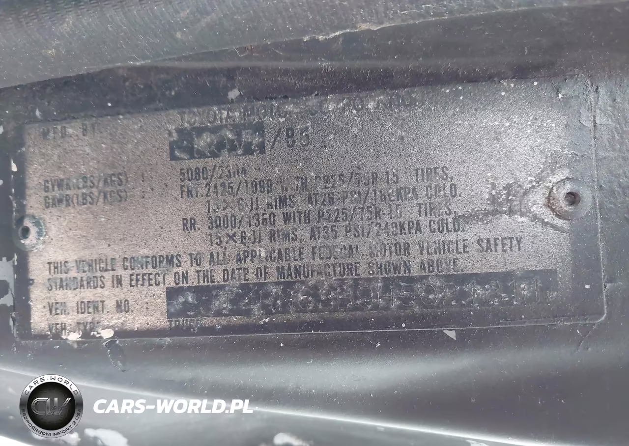 1987 Toyota Pickup Rn63 Std VIN:JT4RN63B9H5021811 - 9