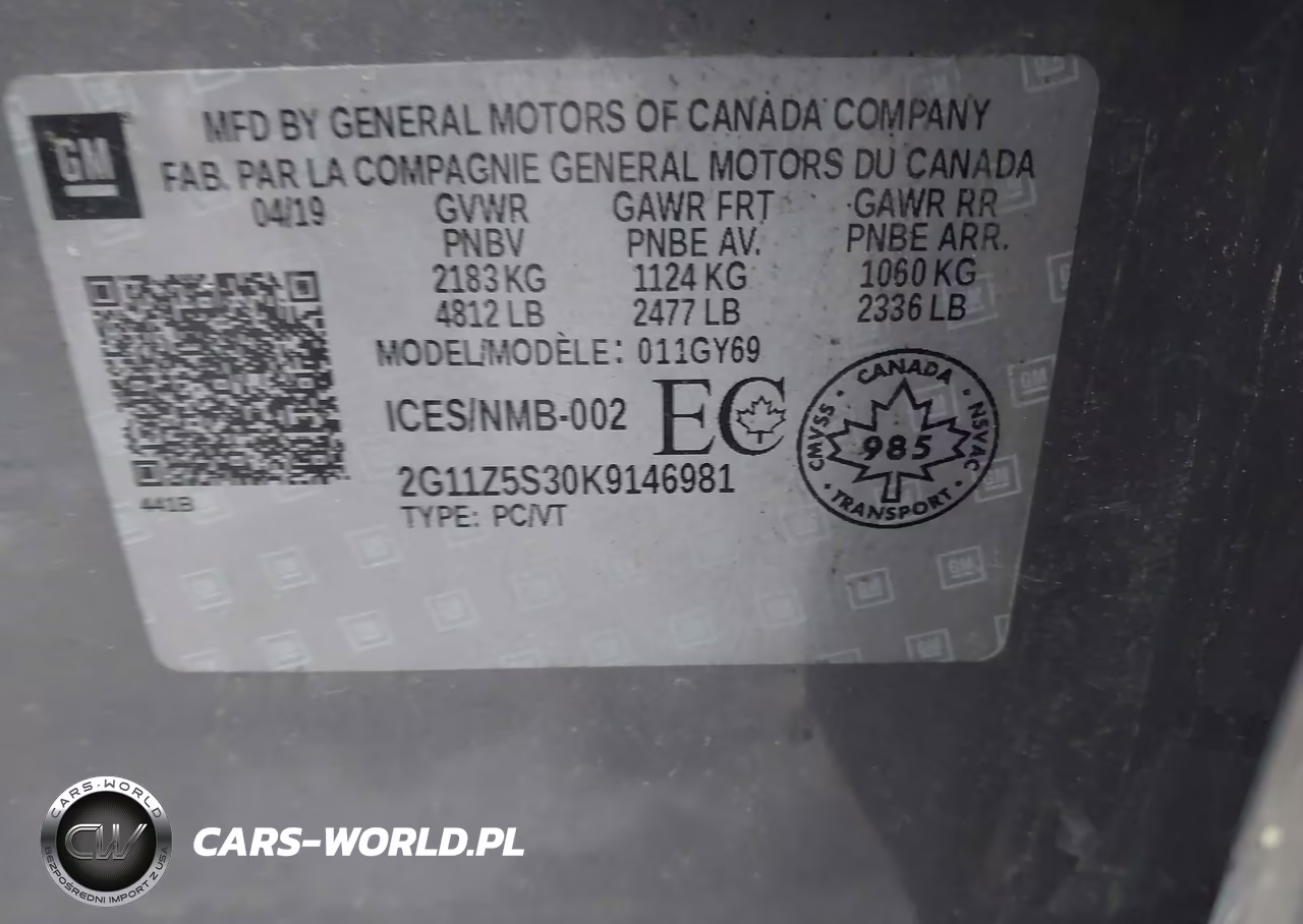2019 Chevrolet Impala 1Lt VIN:2G11Z5S30K9146981 - 9