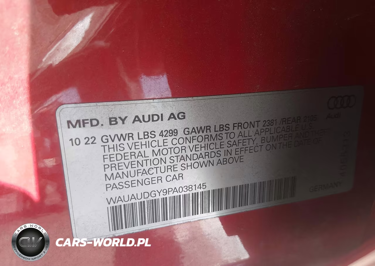 2023 Audi A3 Premium 40 Tfsi Front-Wheel Drive S Tronic VIN:WAUAUDGY9PA038145 - 9