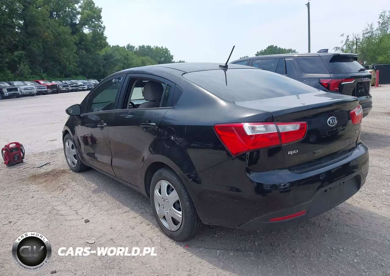 2015 Kia Rio Lx VIN:KNADM4A33F6447687 - 3