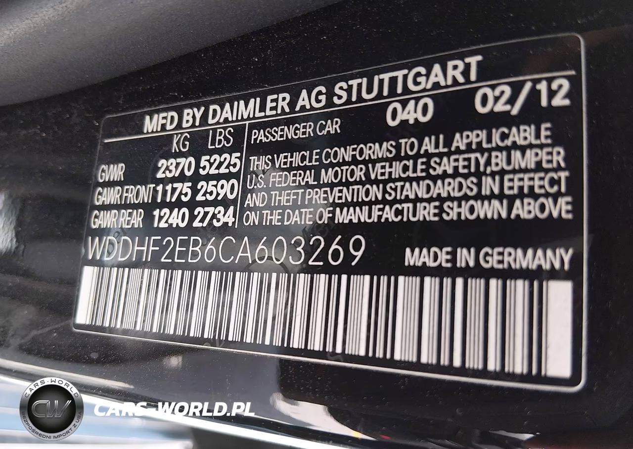 2012 Mercedes-Benz E 350 Bluetec VIN:WDDHF2EB6CA603269 - 9