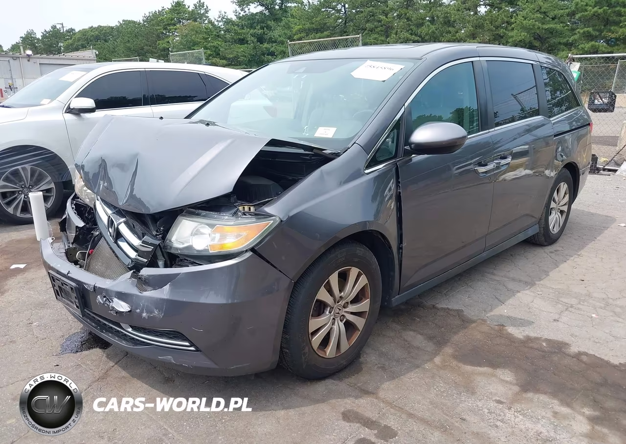 2017 Honda Odyssey Ex-L VIN:5FNRL5H66HB001056 - 2