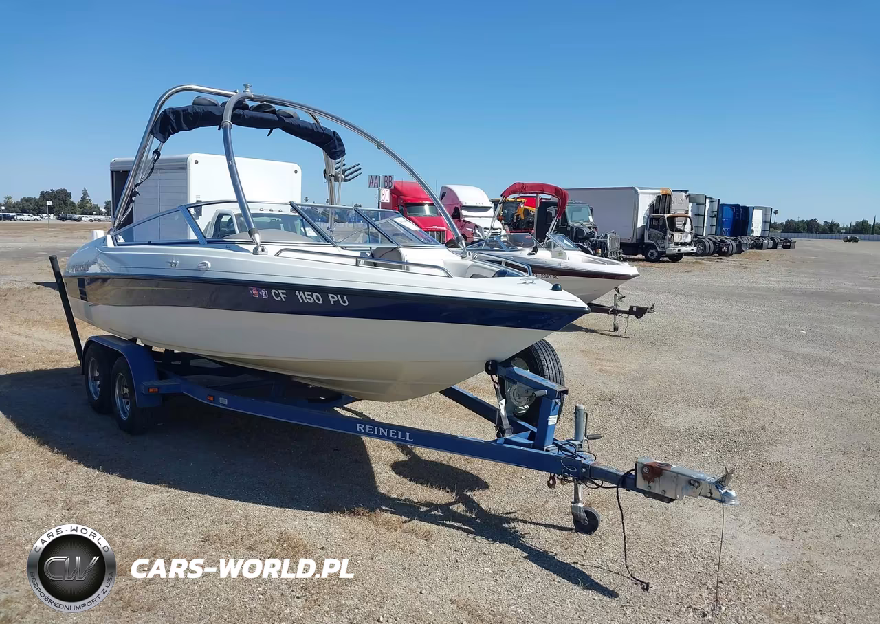 2002 Ranell 20 Ft Boat & Trailer