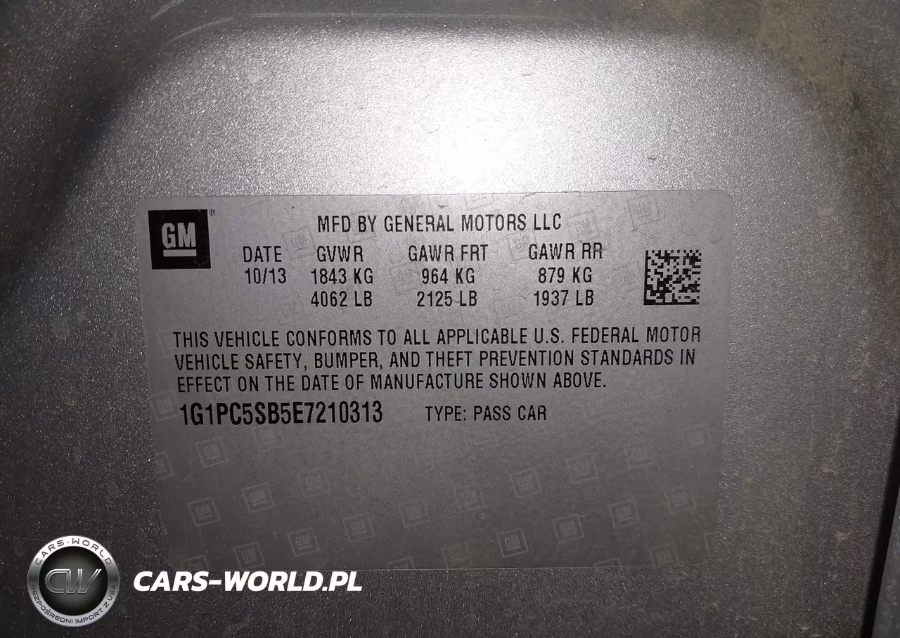2014 Chevrolet Cruze 1Lt Auto VIN:1G1PC5SB5E7210313 - 9