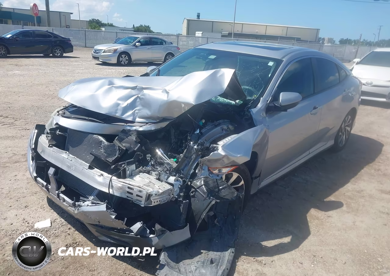 2016 Honda Civic Ex VIN:19XFC2F72GE012363 - 2