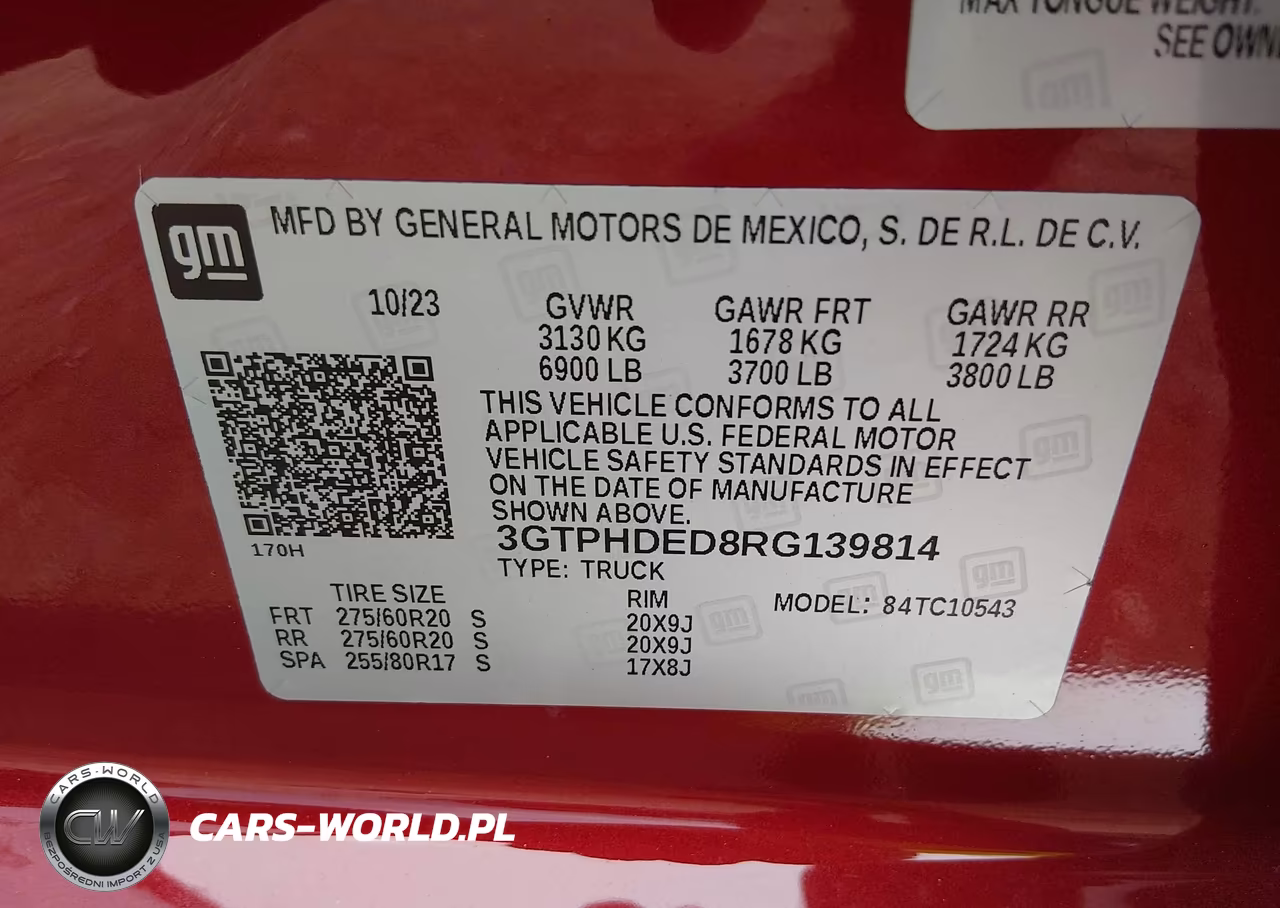 2024 GMC Sierra 1500 2Wd Short Box Slt VIN:3GTPHDED8RG139814 - 9
