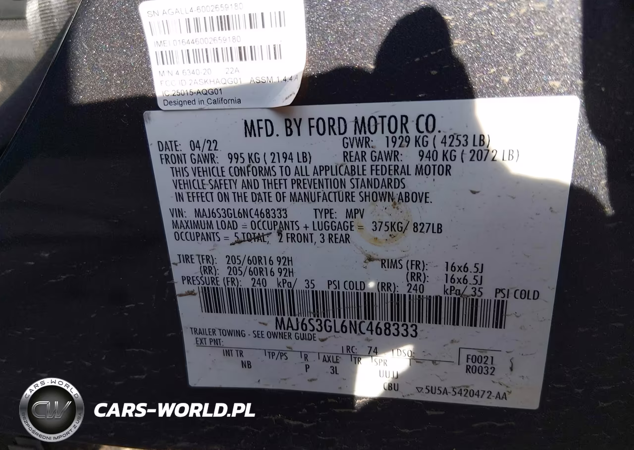 2022 Ford Ecosport Se VIN:MAJ6S3GL6NC468333 - 9