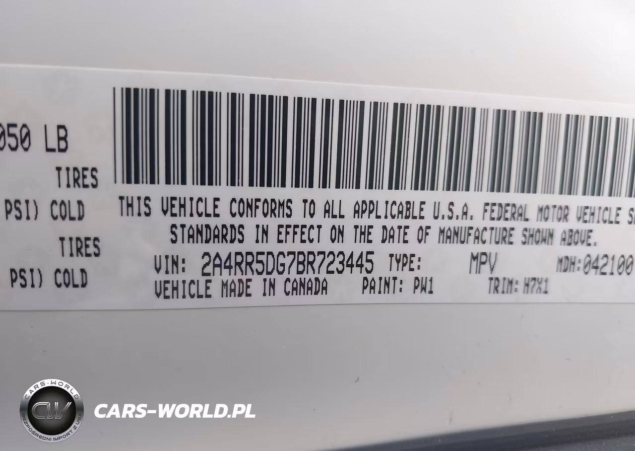 2011 Chrysler Town & Country Touring VIN:2A4RR5DG7BR723445 - 9