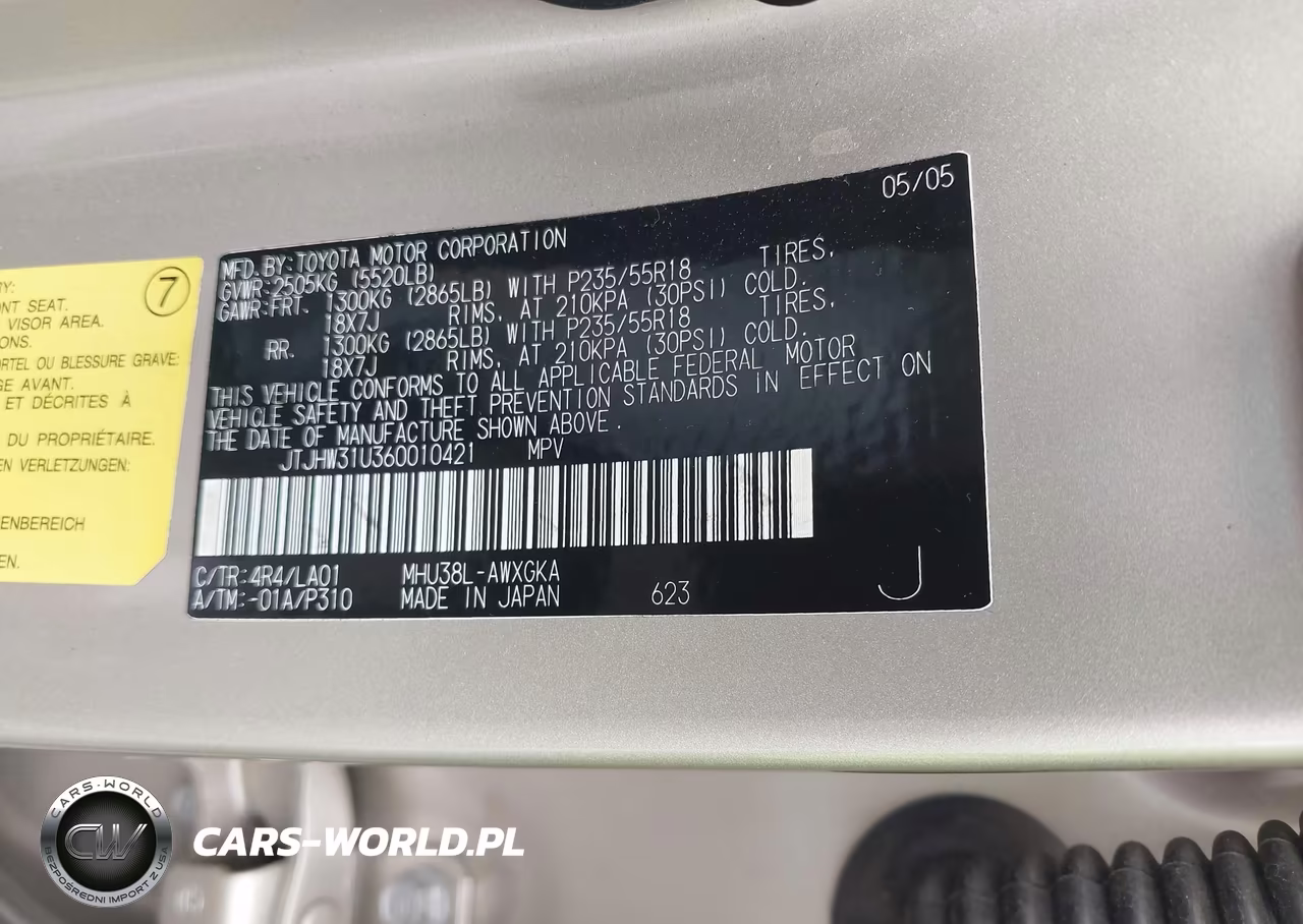2006 Lexus Rx 400H VIN:JTJHW31U360010421 - 9
