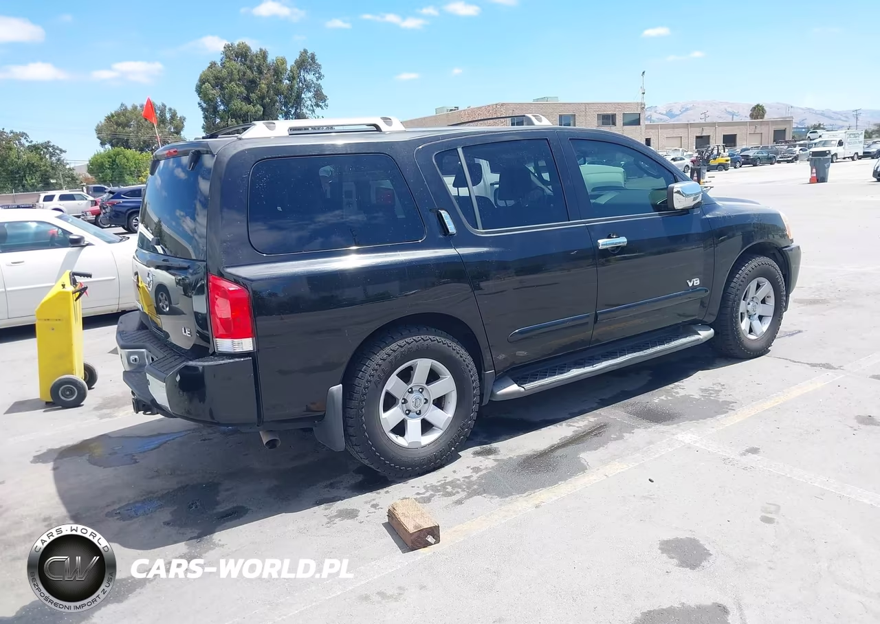 2007 Nissan Armada Le VIN:5N1AA08C67N712375 - 4