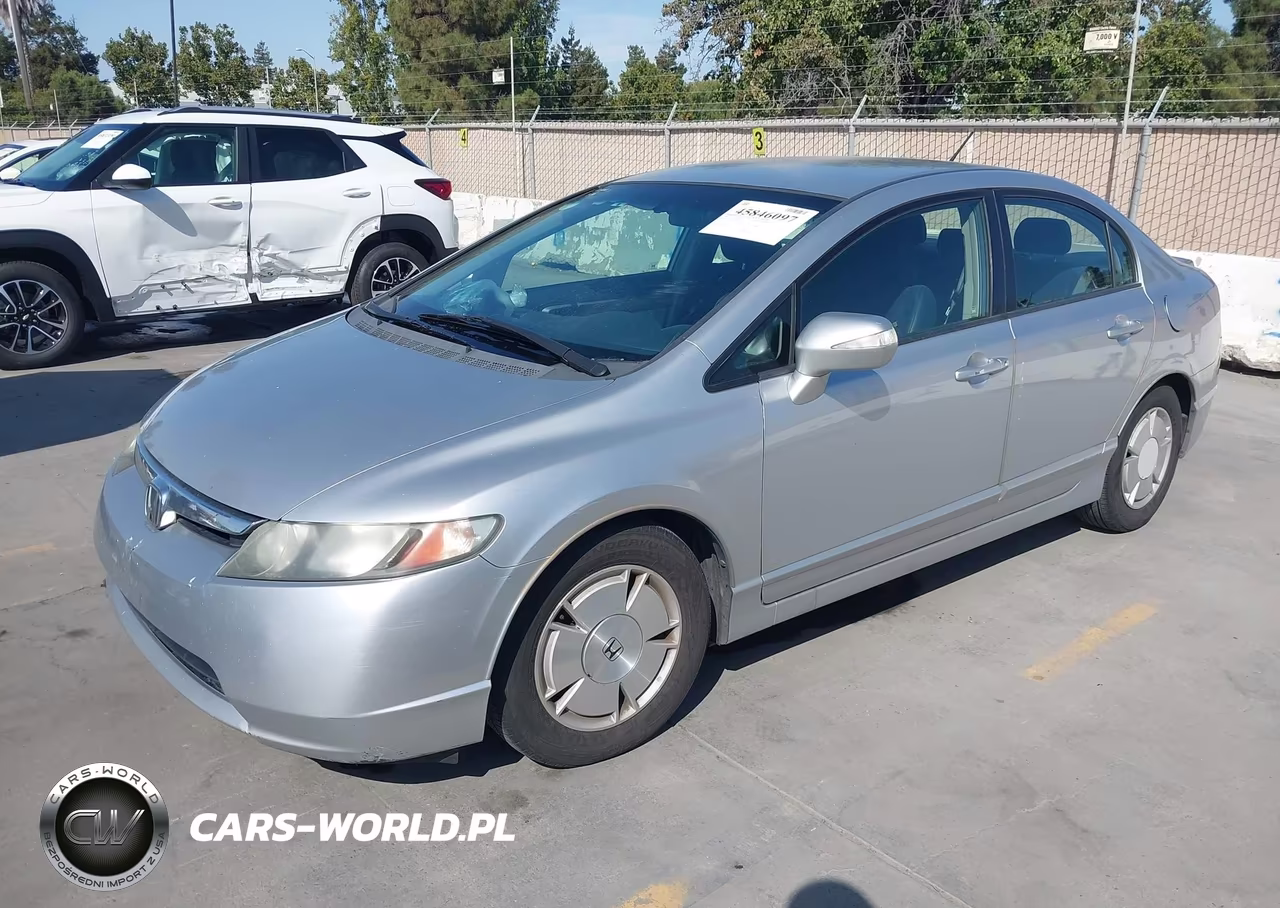 2007 Honda Civic Hybrid VIN:JHMFA36247S018533 - 2