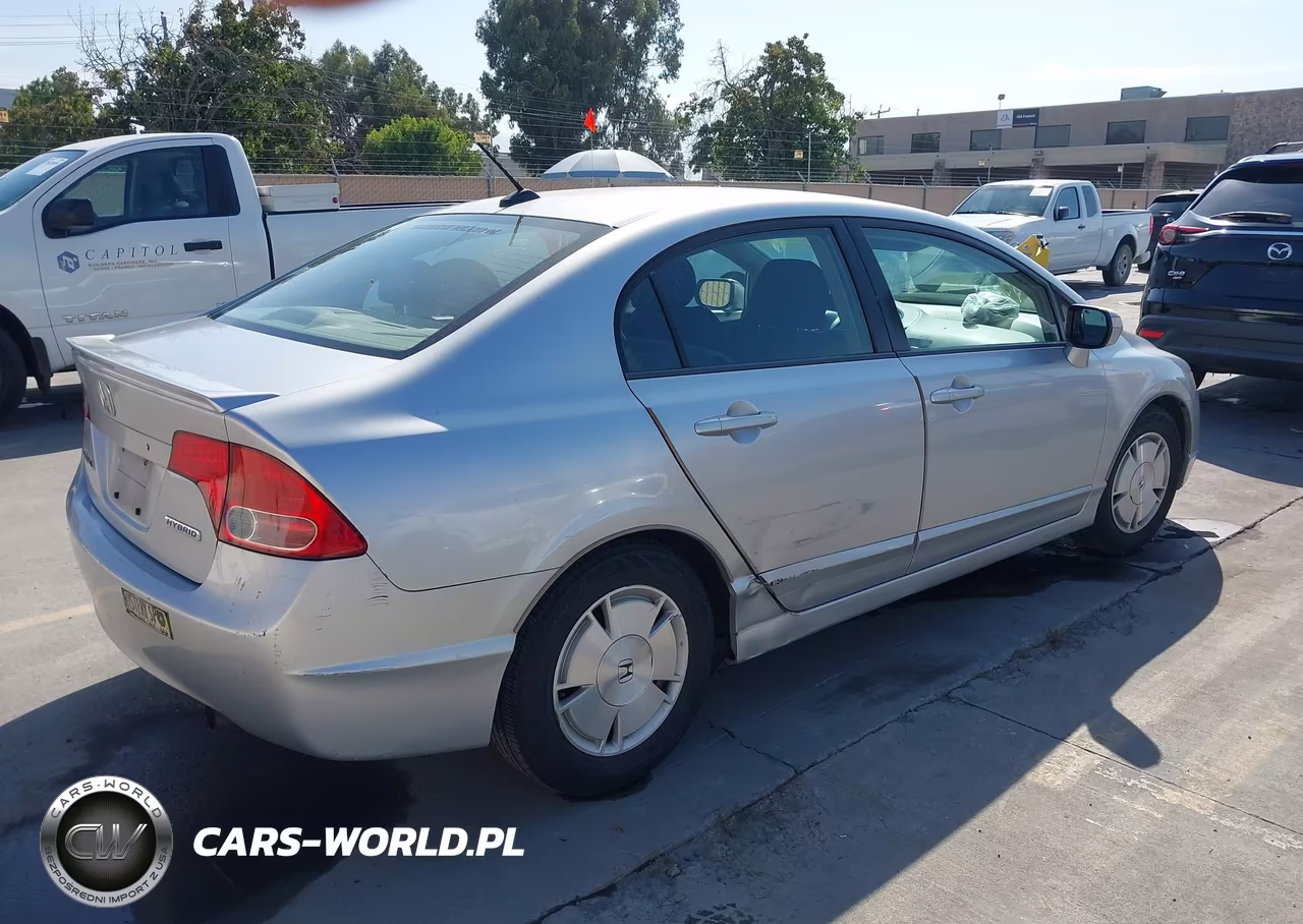 2007 Honda Civic Hybrid VIN:JHMFA36247S018533 - 4