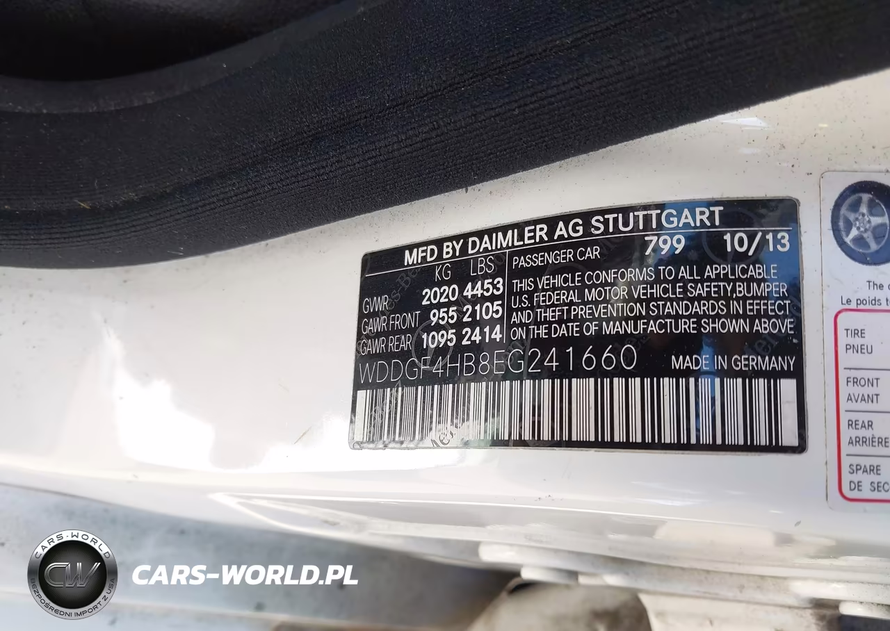 2014 Mercedes-Benz C 250 Sport VIN:WDDGF4HB8EG241660 - 9