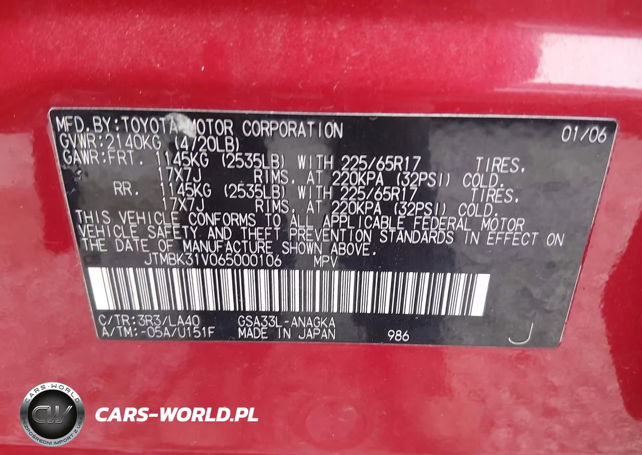 2006 Toyota Rav4 Limited V6 VIN:JTMBK31V065000106 - 9