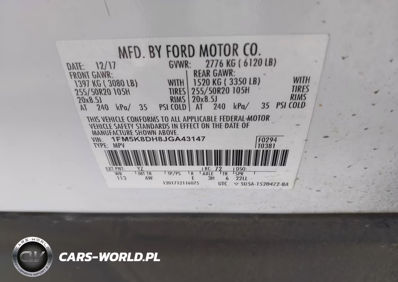 2018 Ford Explorer Xlt VIN:1FM5K8DH8JGA43147 - 9