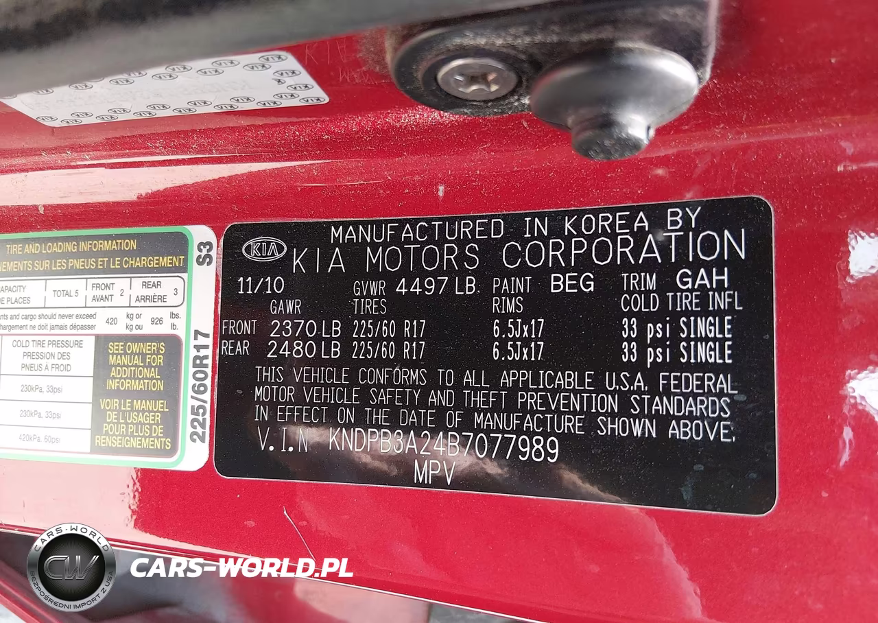2011 Kia Sportage Lx VIN:KNDPB3A24B7077989 - 9
