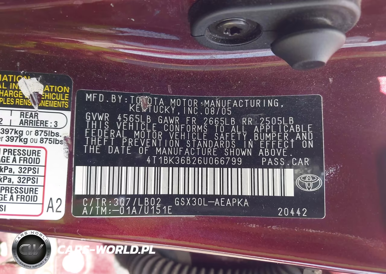 2006 Toyota Avalon Limited VIN:4T1BK36B26U066799 - 9