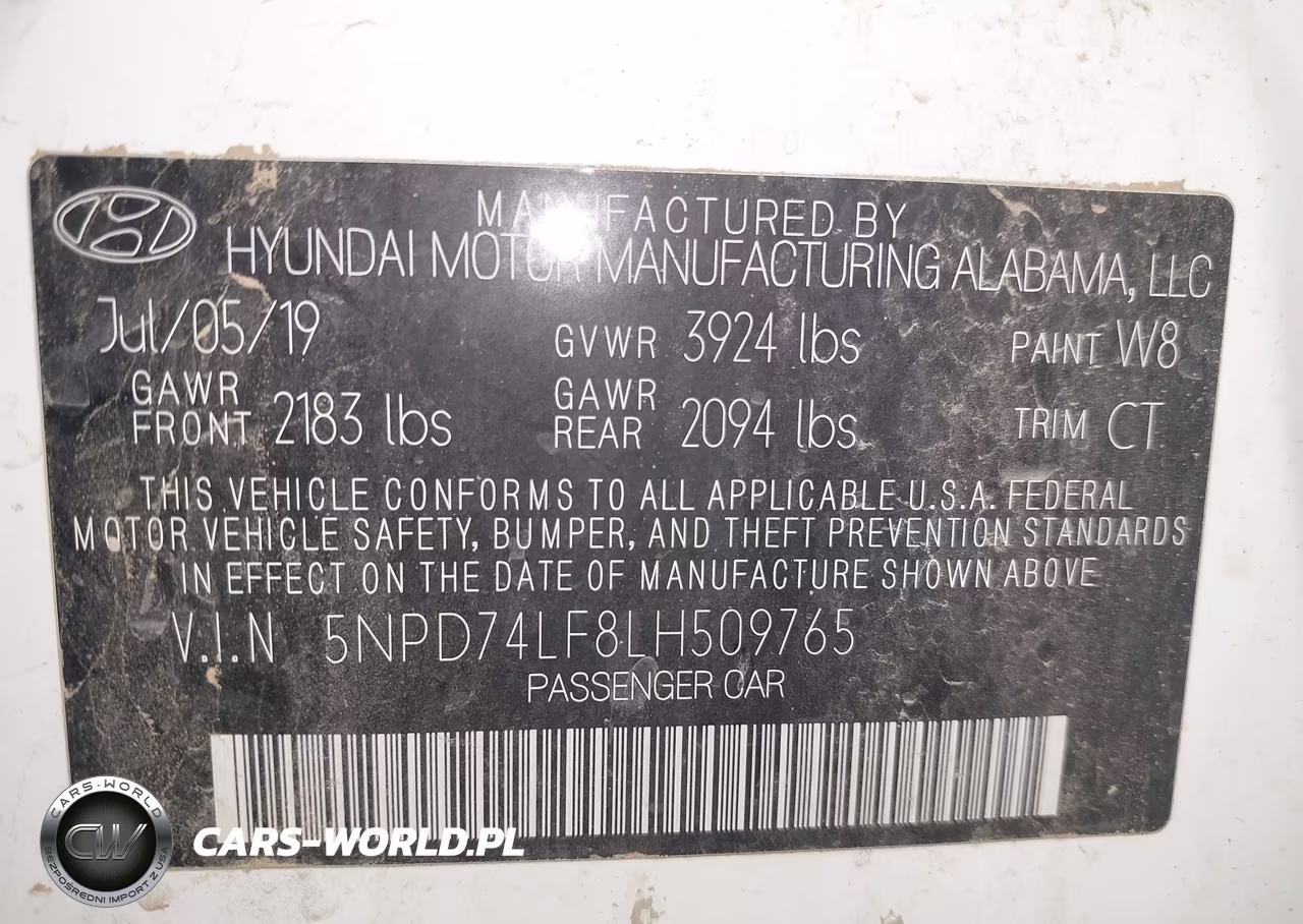 2020 Hyundai Elantra Se VIN:5NPD74LF8LH509765 - 9