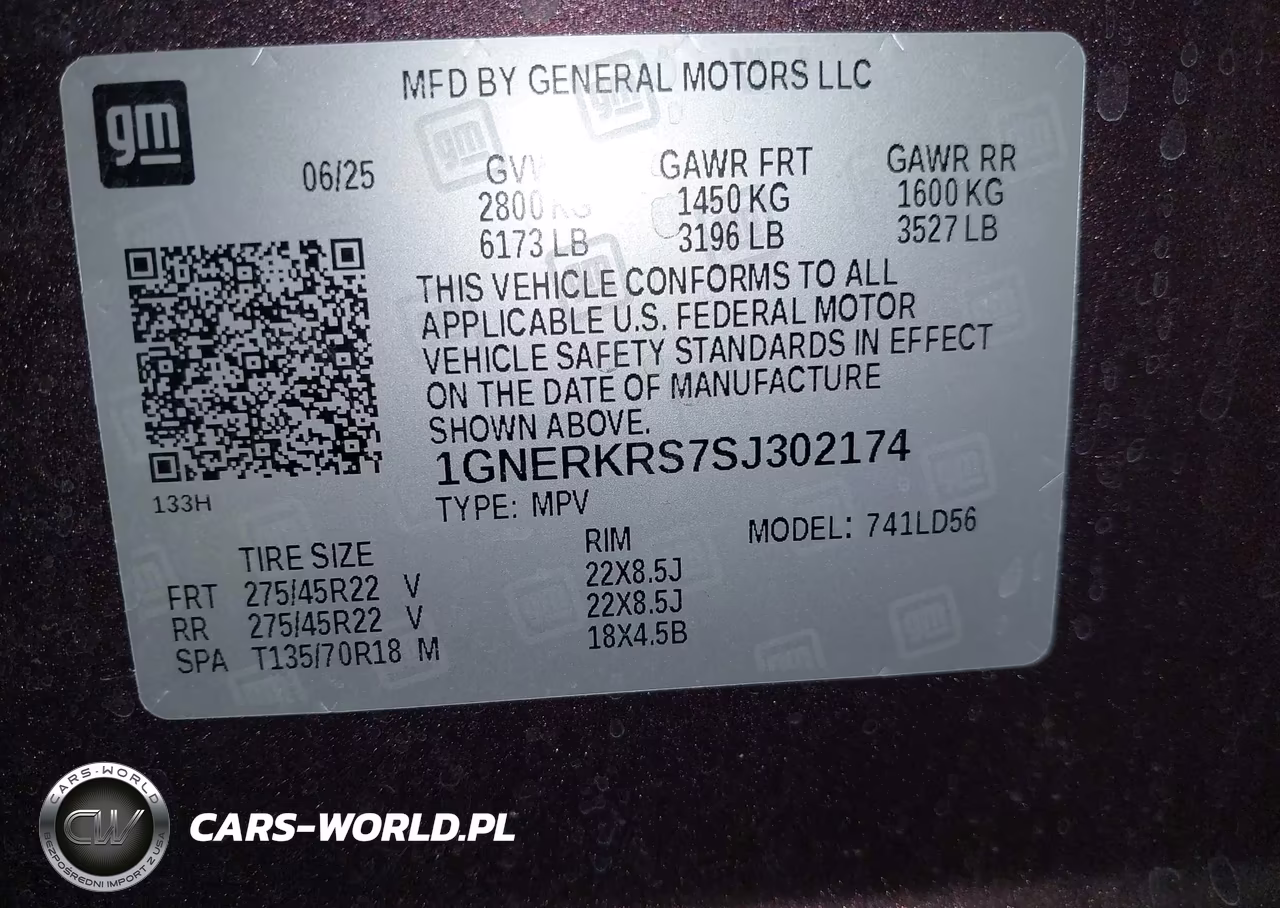 2025 Chevrolet Traverse Fwd High Country VIN:1GNERKRS7SJ302174 - 9
