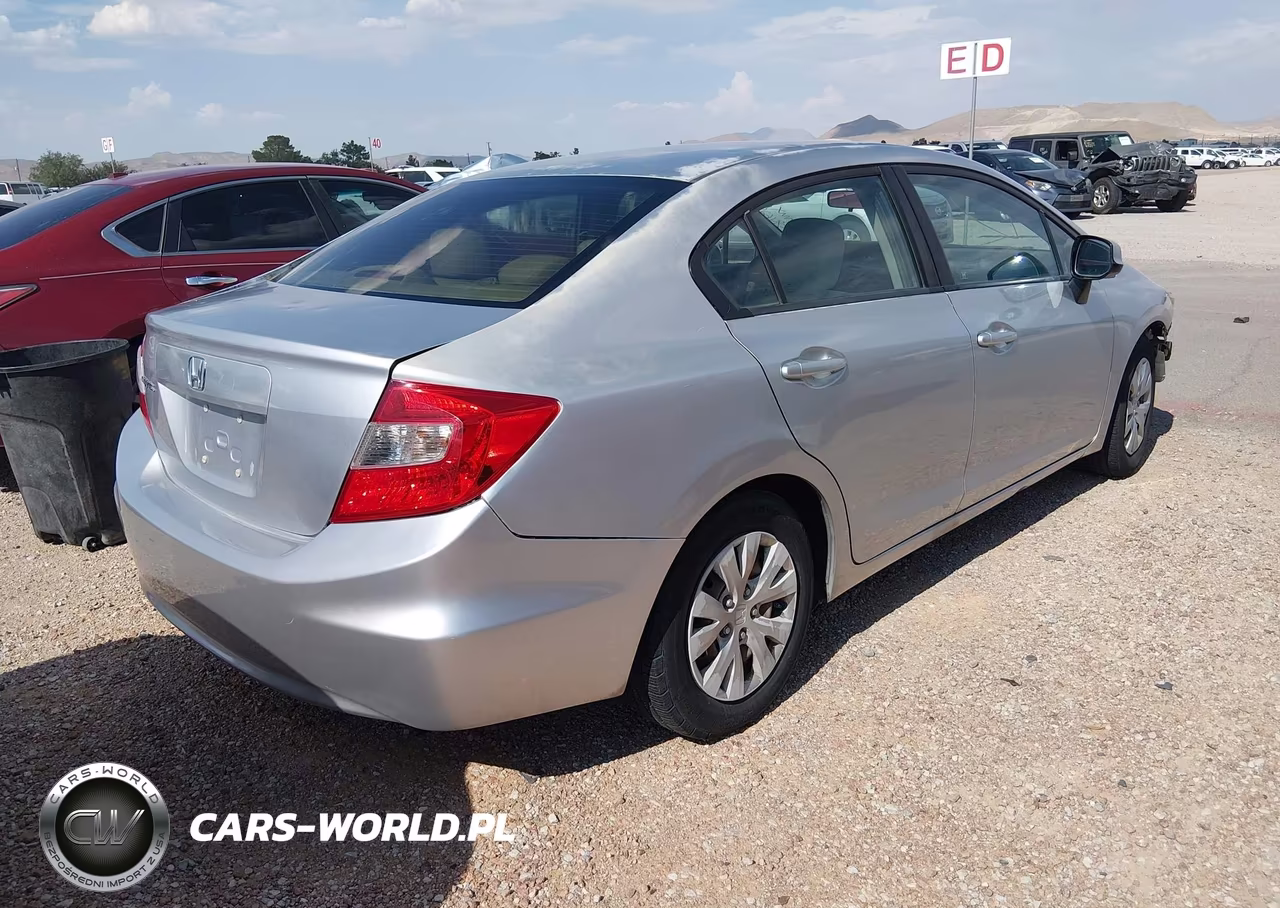 2012 Honda Civic Lx VIN:19XFB2F50CE342367 - 4