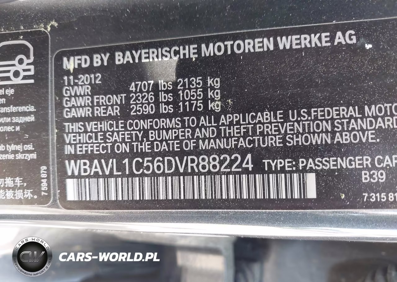 2013 BMW X1 xDrive28I VIN:WBAVL1C56DVR88224 - 9