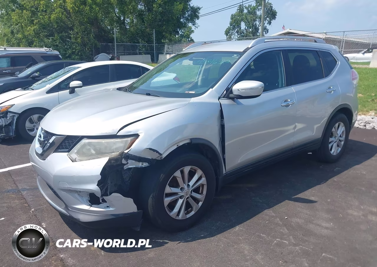 2015 Nissan Rogue Sv VIN:KNMAT2MT3FP517126 - 2