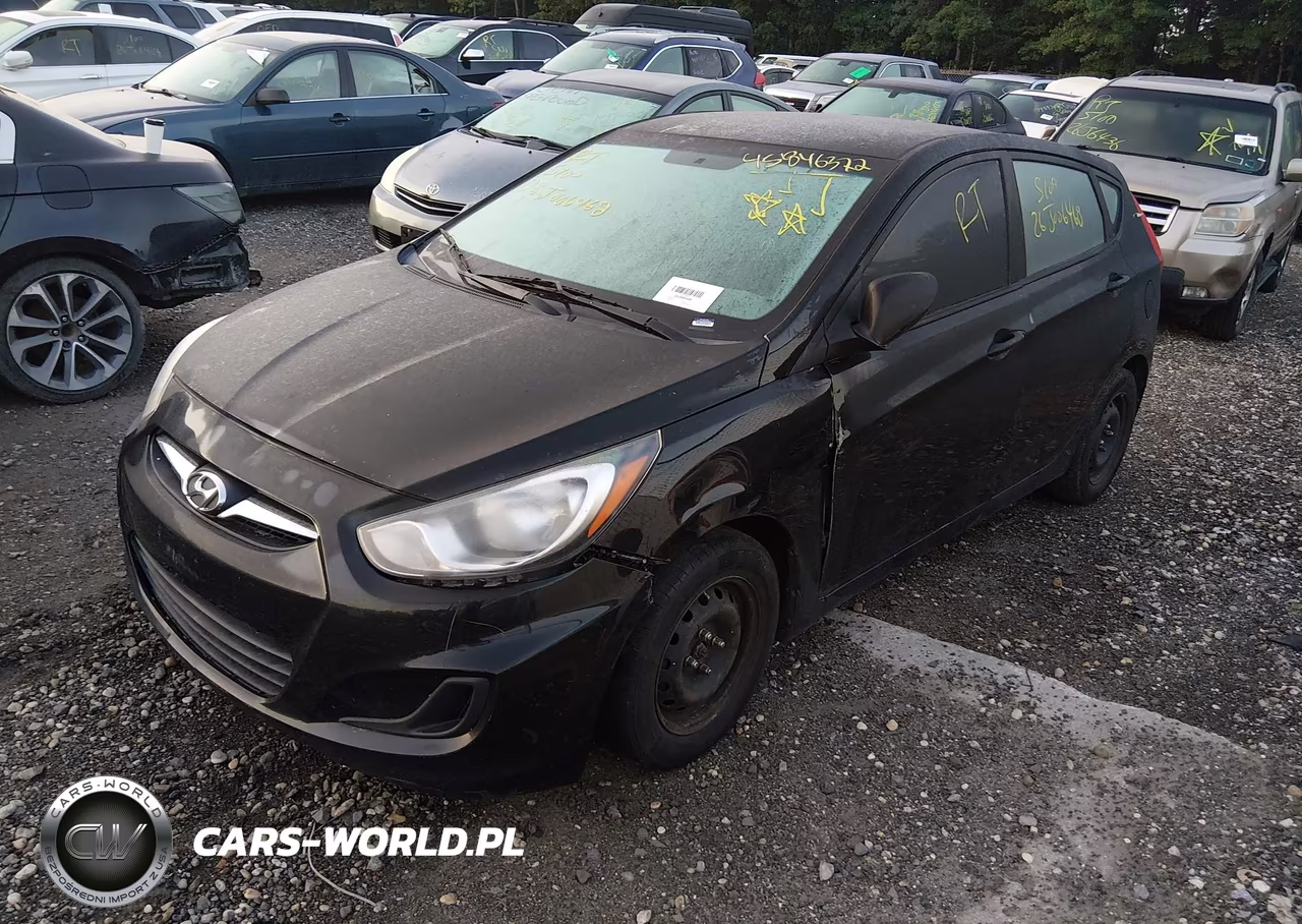 2012 Hyundai Accent Gs VIN:KMHCT5AE7CU027166 - 2