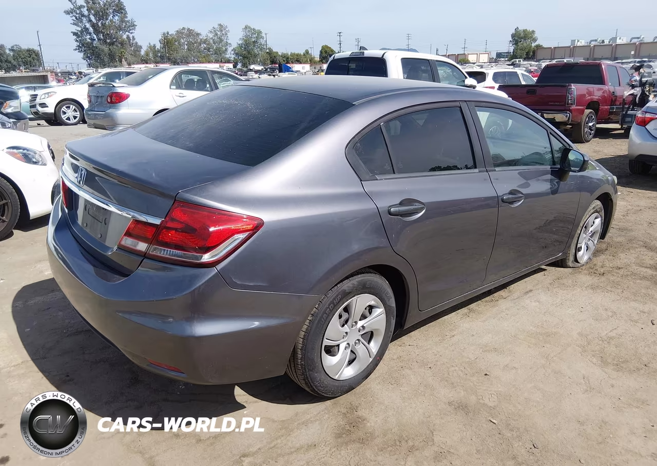 2014 Honda Civic Lx VIN:19XFB2F51EE247934 - 4