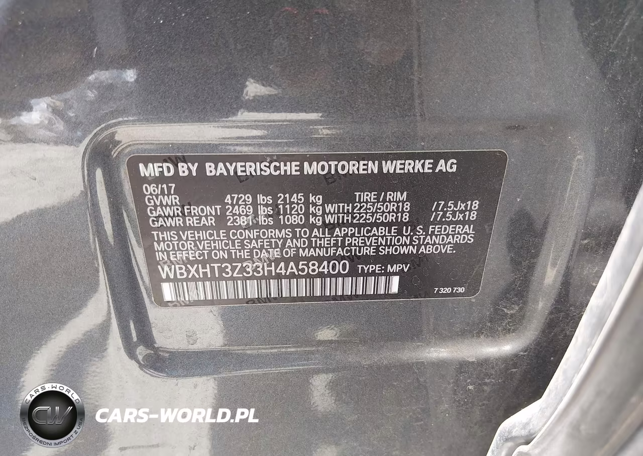 2017 BMW X1 xDrive28I VIN:WBXHT3Z33H4A58400 - 9