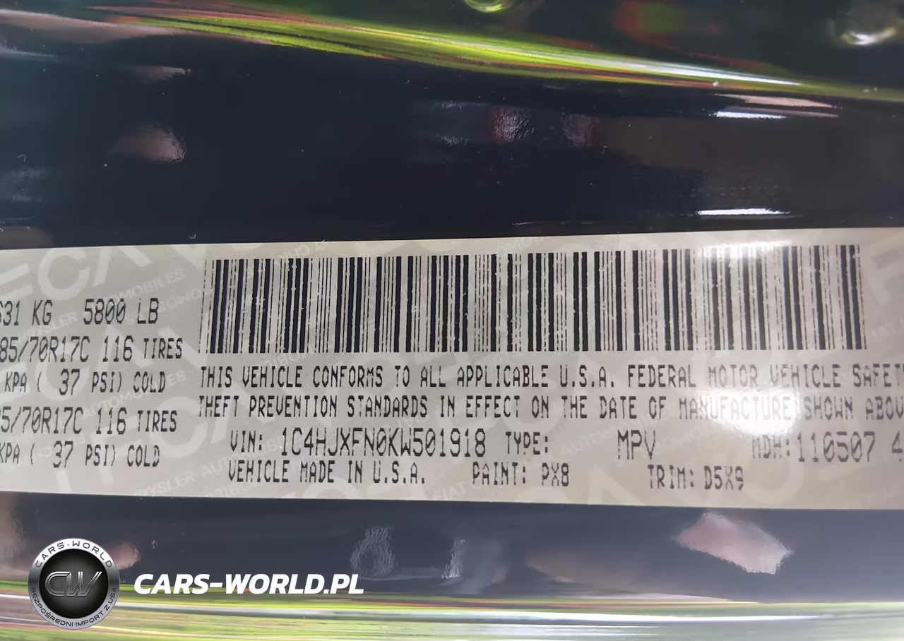 2019 Jeep Wrangler Unlimited Rubicon 4X4 VIN:1C4HJXFN0KW501918 - 9