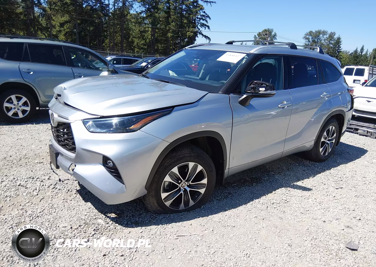 2022 Toyota Highlander Xle VIN:5TDGZRBH6NS587787 - 2