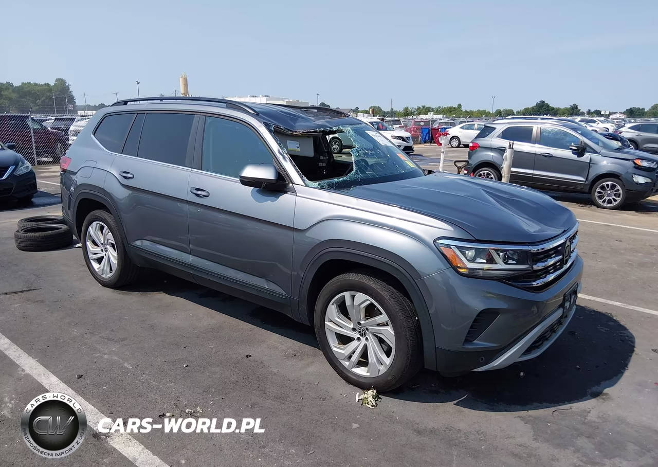 2021 Volkswagen Atlas 3.6L V6 Se W-Technology VIN:1V2WR2CA3MC511236 - 1