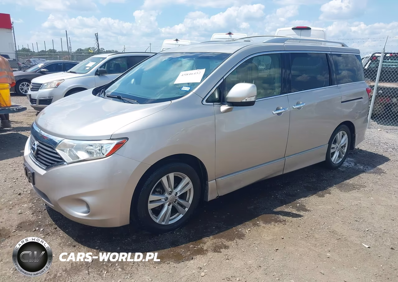 2013 Nissan Quest Sl VIN:JN8AE2KPXD9069893 - 2