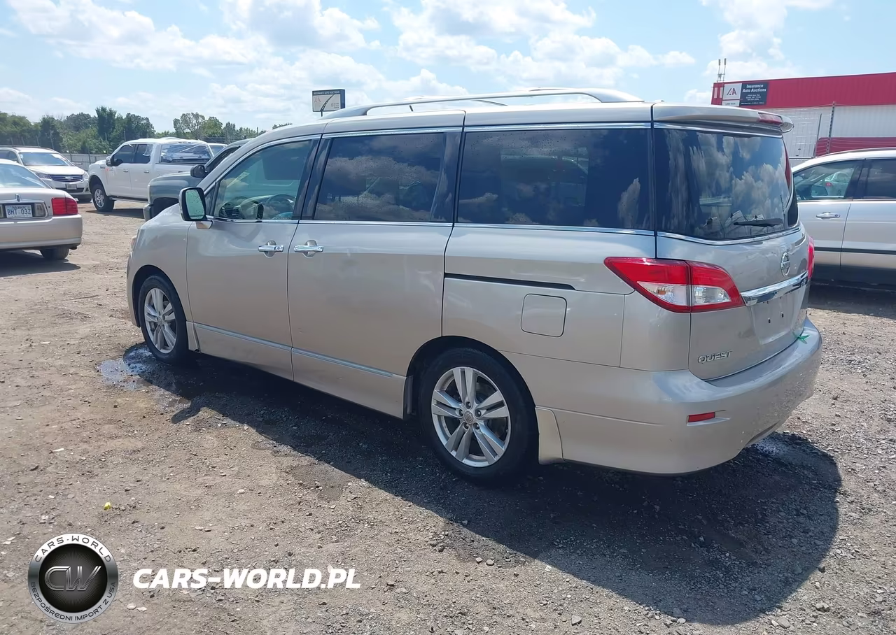 2013 Nissan Quest Sl VIN:JN8AE2KPXD9069893 - 3