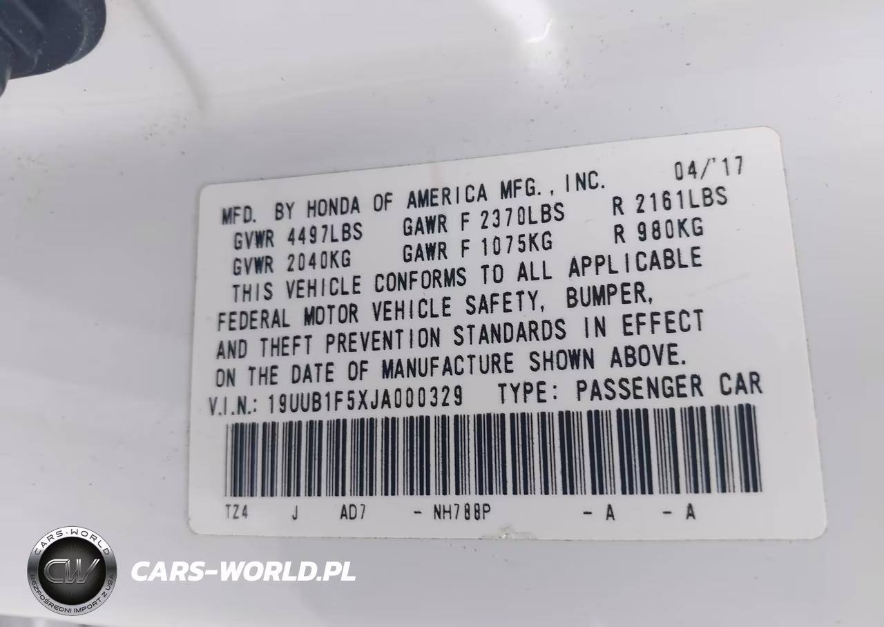 2018 Acura Tlx Tech Pkg VIN:19UUB1F5XJA000329 - 9