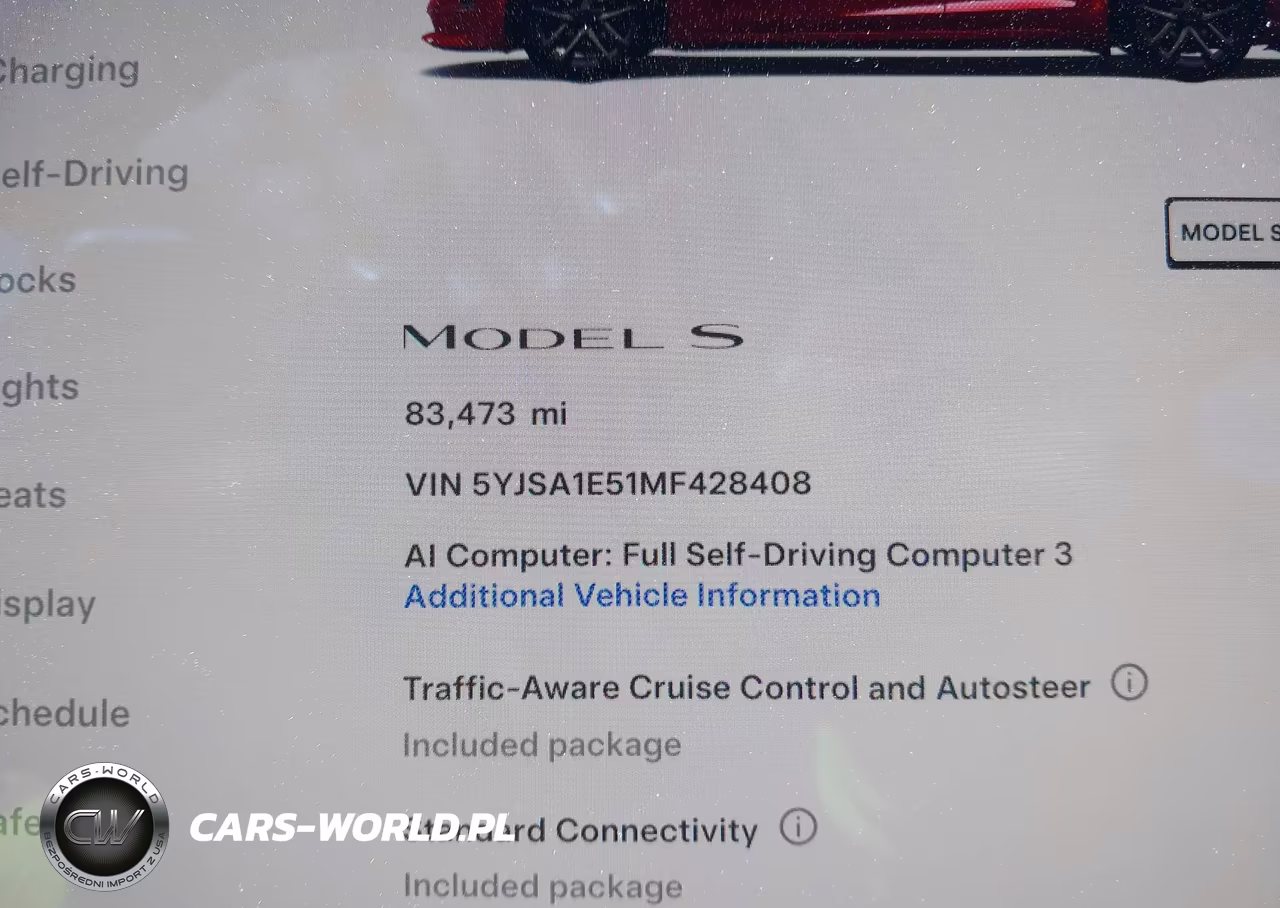 2021 Tesla Model S Long Range Dual Motor All-Wheel Drive VIN:5YJSA1E51MF428408 - 15