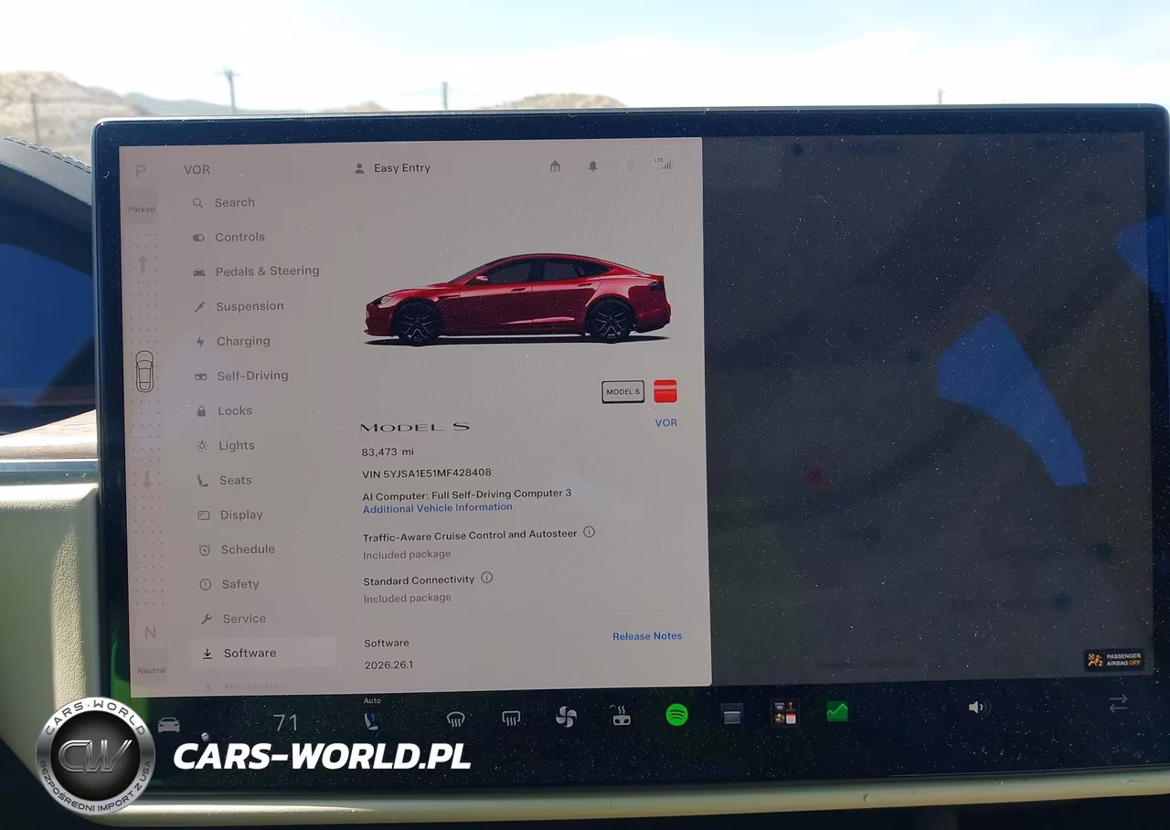 2021 Tesla Model S Long Range Dual Motor All-Wheel Drive VIN:5YJSA1E51MF428408 - 7