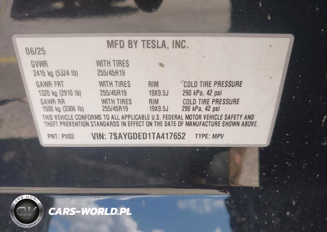 2026 Tesla Model Y Premium Rear-Wheel Drive-Rear-Wheel Drive VIN:7SAYGDED1TA417652 - 9