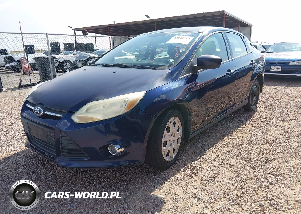 2012 Ford Focus Se VIN:1FAHP3F22CL129620 - 2