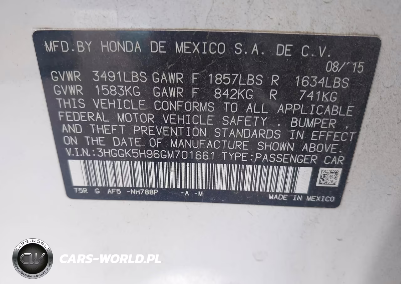 2016 Honda Fit Ex-L VIN:3HGGK5H96GM701661 - 9