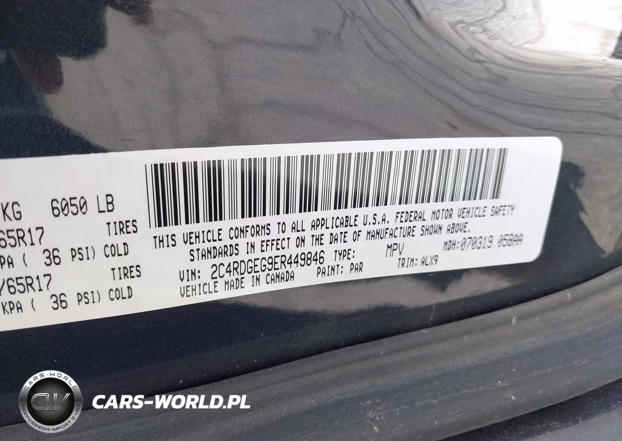 2014 Dodge Grand Caravan R-T VIN:2C4RDGEG9ER449846 - 9