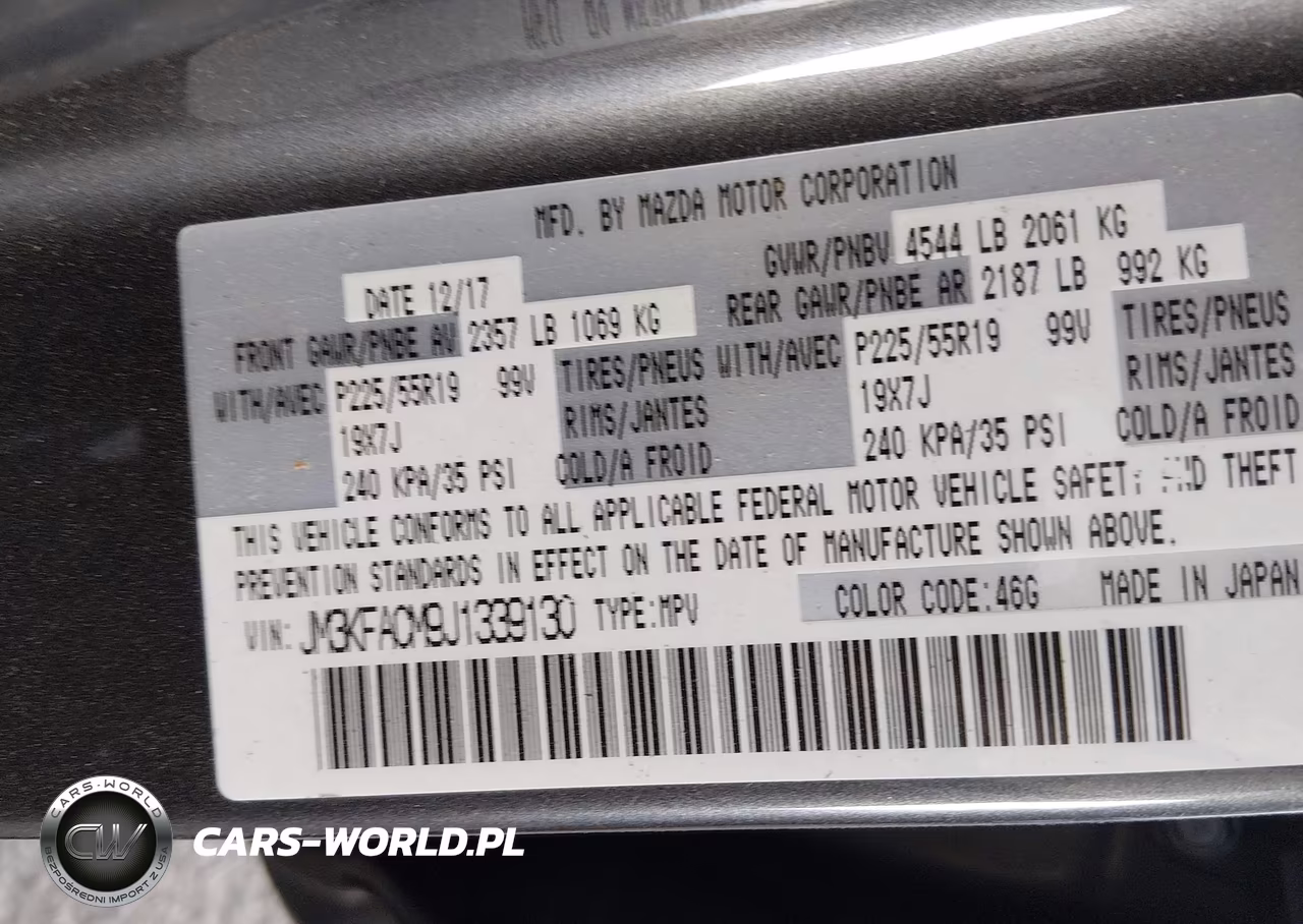 2018 Mazda Cx-5 Touring VIN:JM3KFACM9J1339130 - 9
