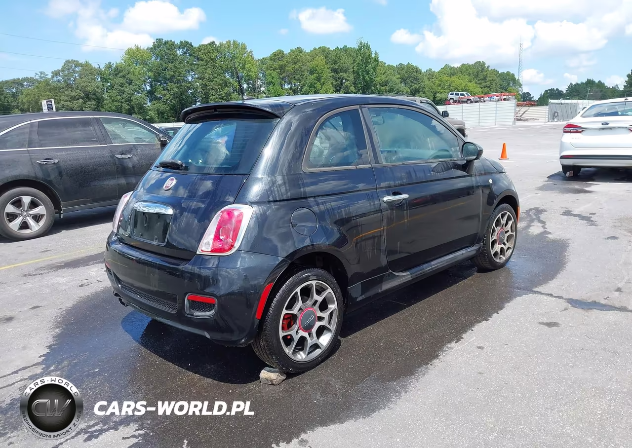 2012 Fiat 500 Sport VIN:3C3CFFBR7CT101932 - 4