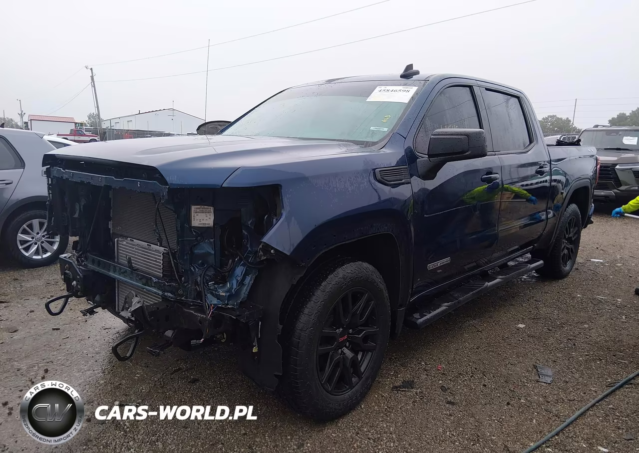 2022 GMC Sierra 1500 Limited 4Wd Short Box Elevation With 3Vl VIN:3GTP9GEK4NG109409 - 2