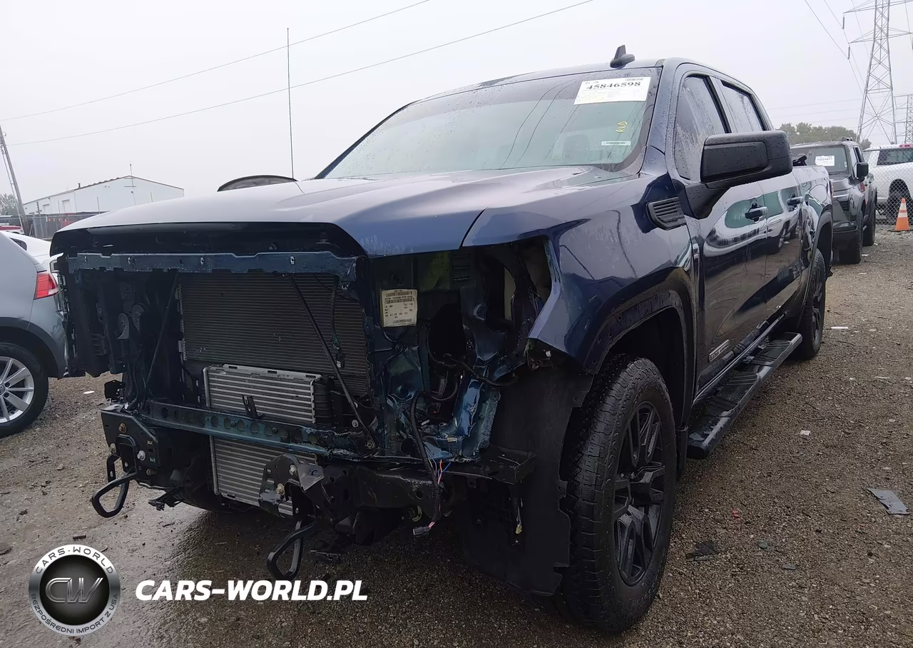 2022 GMC Sierra 1500 Limited 4Wd Short Box Elevation With 3Vl VIN:3GTP9GEK4NG109409 - 6